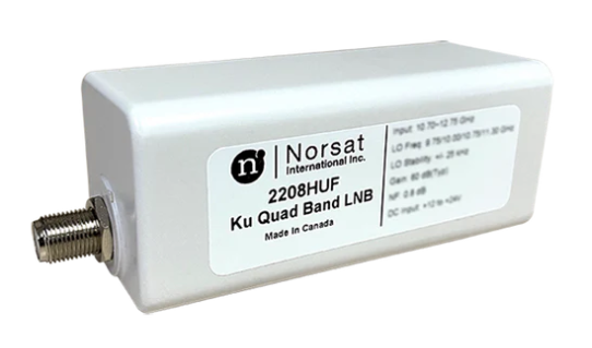 Norsat 2007XUAF四頻Ku波段PLL LNB Norsat 2007XUAF四頻Ku波段PLL LNB