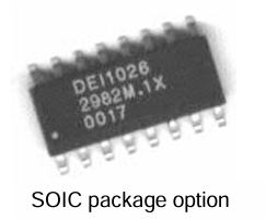 DEI1026航空電子六通道離散信號轉(zhuǎn)數(shù)字信號接口芯片